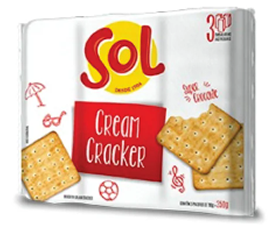 Biscoito Sol Cream Cracker 350g